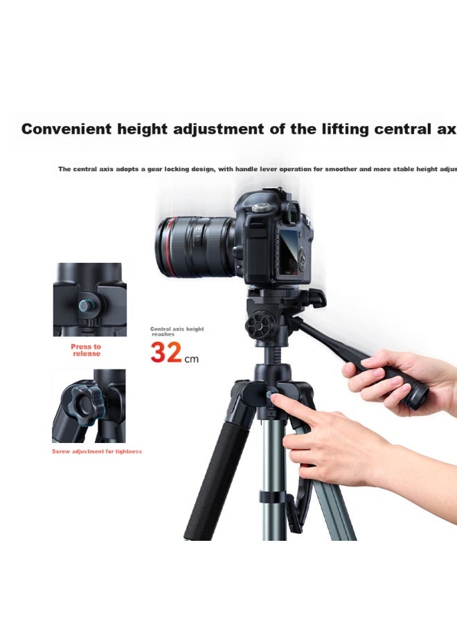Llano Camera Tripod For Dslr, Mirrorless, Smartphone, Professional Grade Support Stand For Dji Pocket 3, Fujifilm, Nikon, Sony Anti-Shake Shooting Tripod, Portable For - Image 2