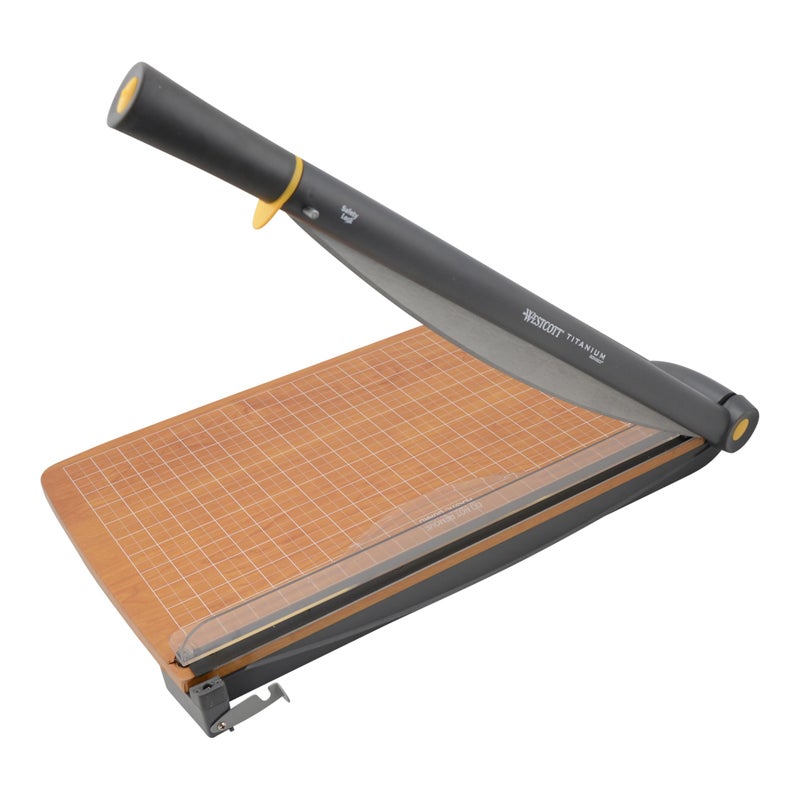 Westcott TrimAir Guillotine Paper Cutter, Paper Trimmer with Sharp and Durable Titanium-Bonded Blade, Maximum Safety Features, 18-Inch, Back to School, School Supplies, Classroom - Image 3