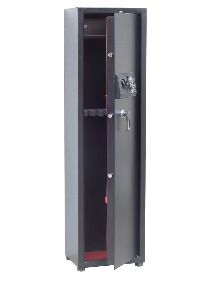 StarTech - 14-Guns Durable Digital and Tubular Key Gun Safe Black 70kg 1450BQG-14 BLACK - Image 1