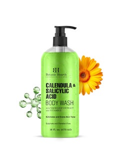 Botanic Hearth Botanic Hearth Calendula and Salicylic Acid Body Wash 16 fl oz 