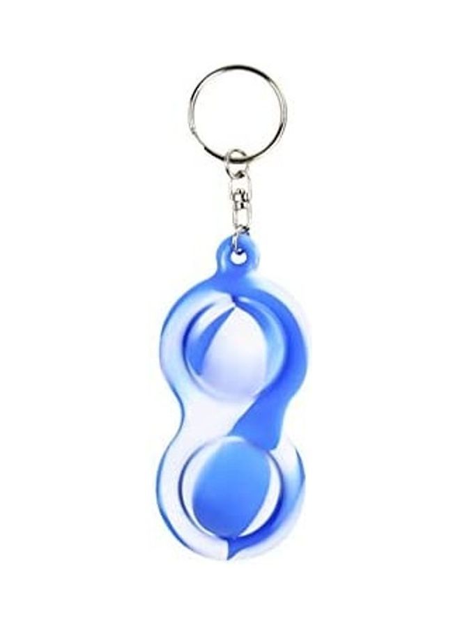 NIBEMINENT Push Pop Bubble Sensory Fidget Toy With Keyring - Image 1