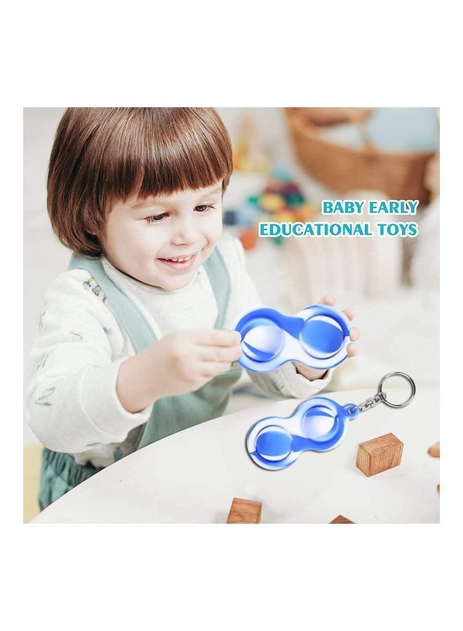 NIBEMINENT Push Pop Bubble Sensory Fidget Toy With Keyring - Image 4