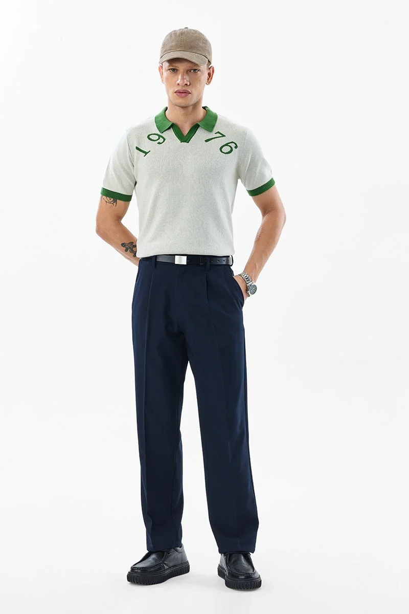 سنيتش Light Grey Graphic Half Sleeve Regular Fit T-Shirt