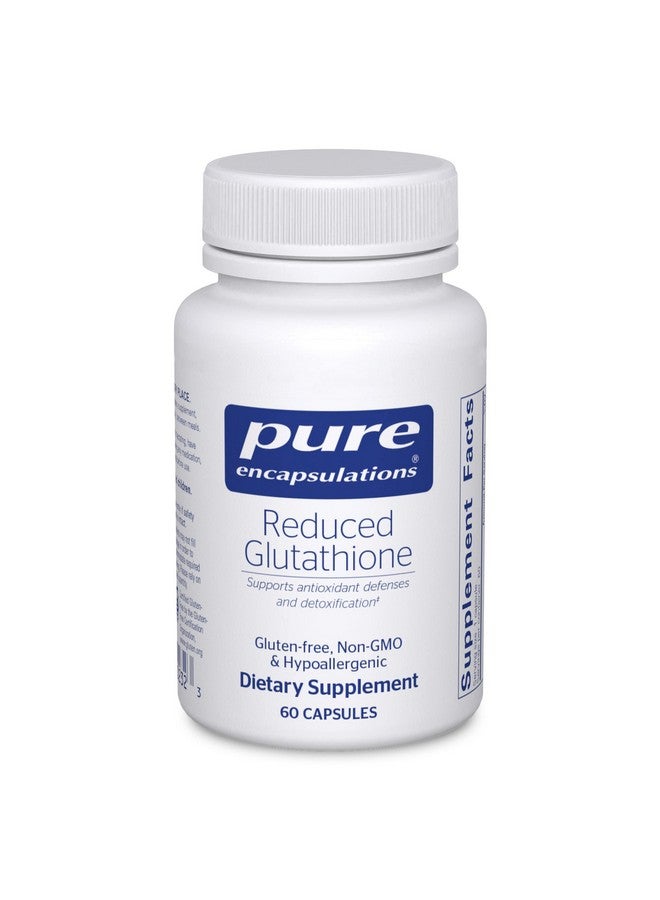 Pure Encapsulations - Reduced Glutathione - Hypoallergenic Antioxidant Supplement for Cell Health and Liver Function* - 60 Capsules - Image 1