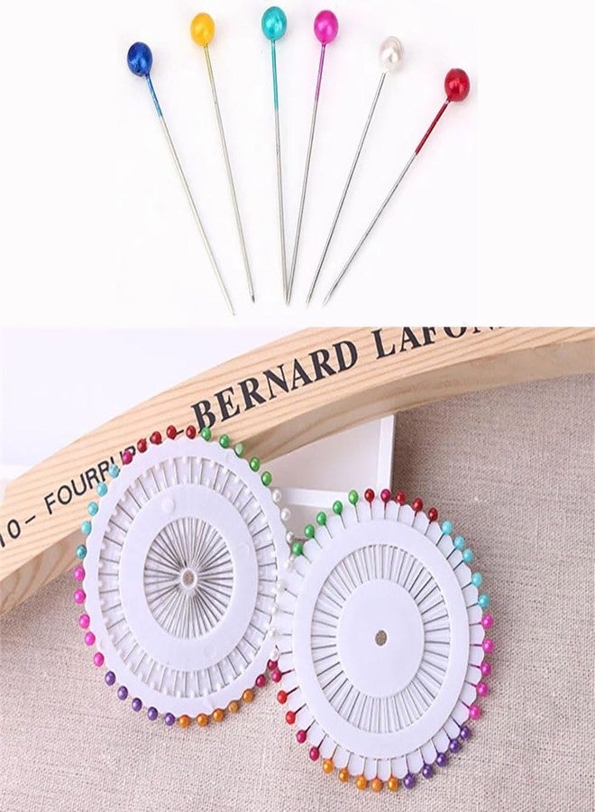 nanaxagly 240 Pcs Decorative Round Colored Faux Pearl Heads Straight Pins, for Jewelry DIY Sewing Fabric Silk Crafts Making Wedding Decorations - Image 5