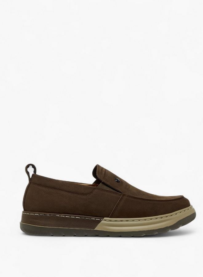 Le Confort Men Slip-On Leather Loafers - Image 1