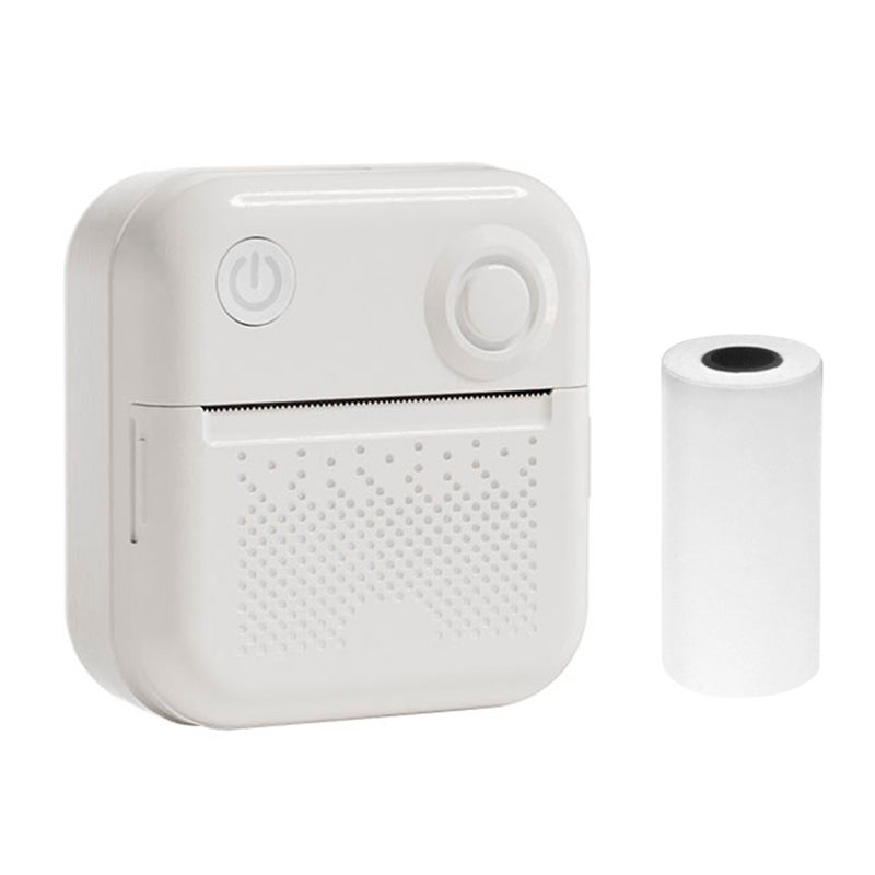 Mini Pocket Printer Portable Thermal Instant Photo Printing Label Maker Machine BT Wireless Connect Compatible with Android or iOS APP Support Receipt Label Memo Sticker Notes Lists Scrapbook DIY - Image 1
