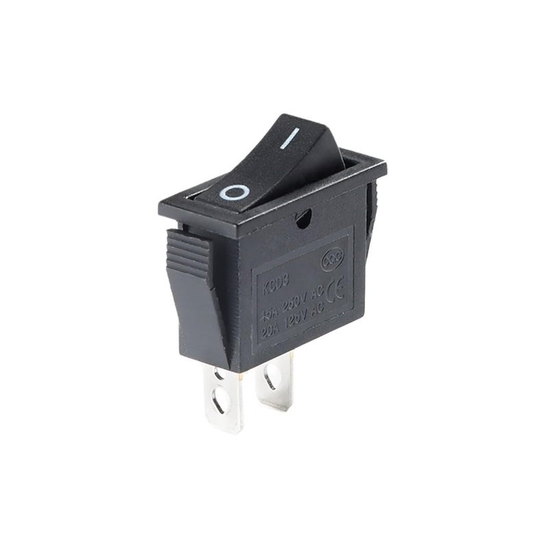 KCD3 Microswitch Electric Cooker Frying Pan Boat Type Toggle Switch 2P 2 Gear Black Power Button Kit - Image 2