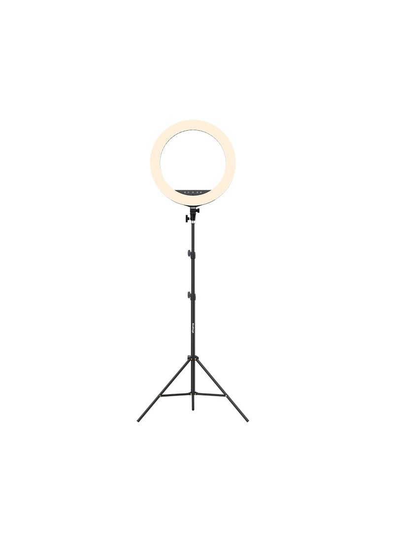 Goaltage - LGT02 GlowMaster Pro 21-Inch Ring Light with Adjustable Lighting and Phone Holder, Remote Control and Touch Control Panel - Image 1