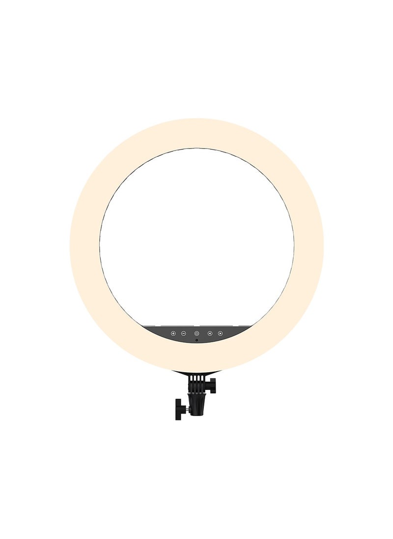 Goaltage - LGT02 GlowMaster Pro 21-Inch Ring Light with Adjustable Lighting and Phone Holder, Remote Control and Touch Control Panel - Image 1