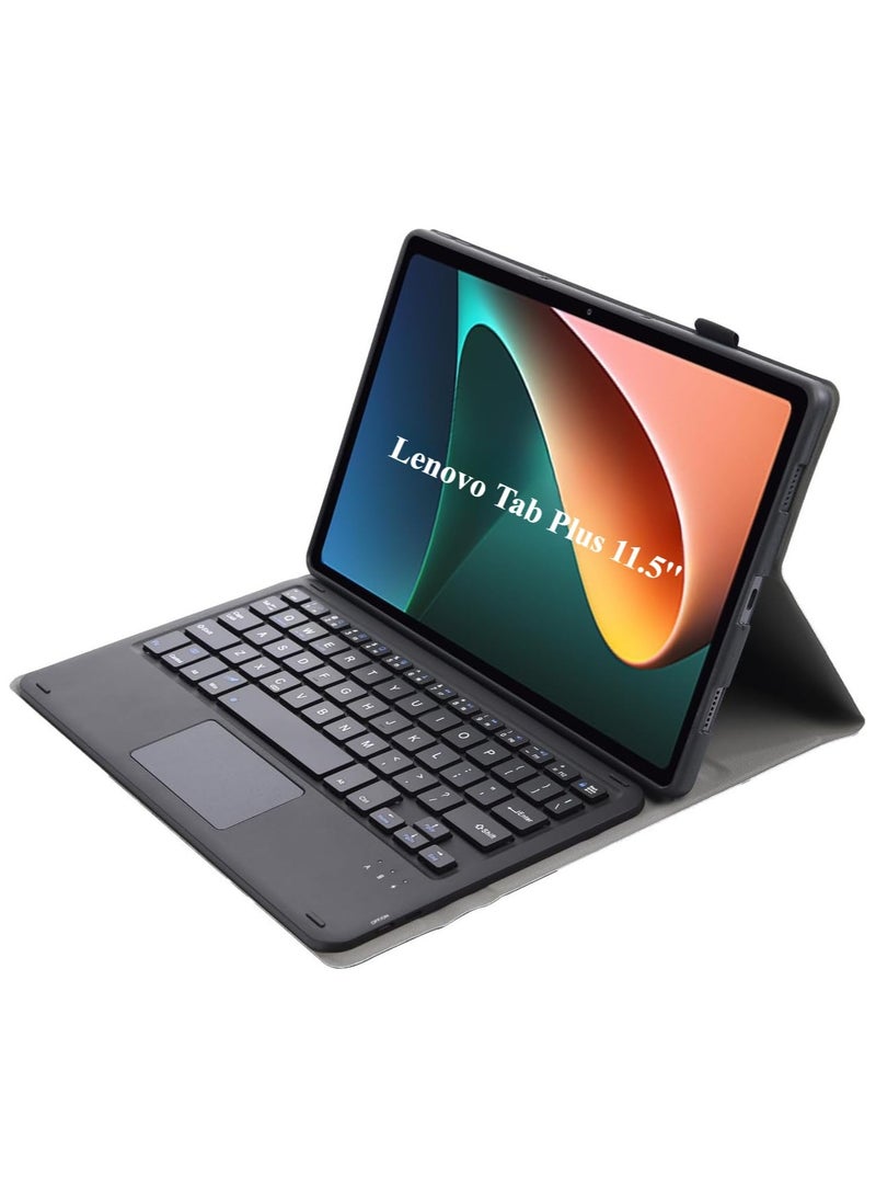 عام غطاء لوحة مفاتيح متوافق مع Lenovo Tab Plus 11.5 بوصة 2024 (TB351FU)، لوحة مفاتيح لاسلكية مغناطيسية قابلة للإزالة مع حامل قلم. - Image 1