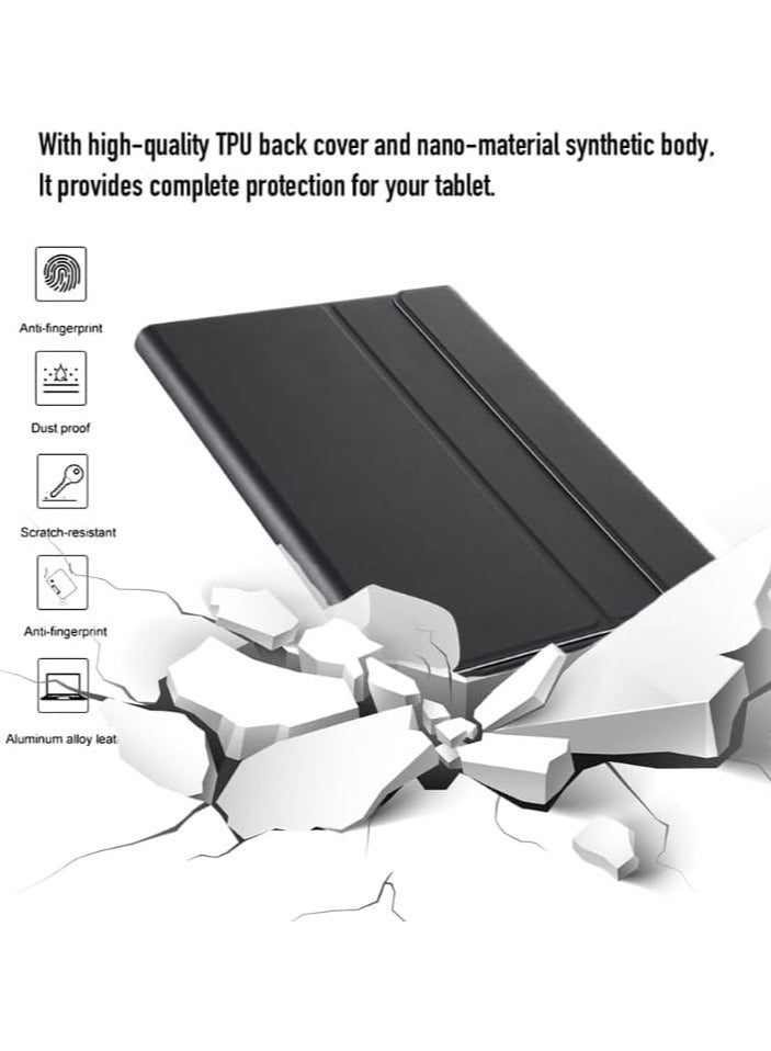 عام غطاء لوحة مفاتيح متوافق مع Lenovo Tab Plus 11.5 بوصة 2024 (TB351FU)، لوحة مفاتيح لاسلكية مغناطيسية قابلة للإزالة مع حامل قلم. - Image 2