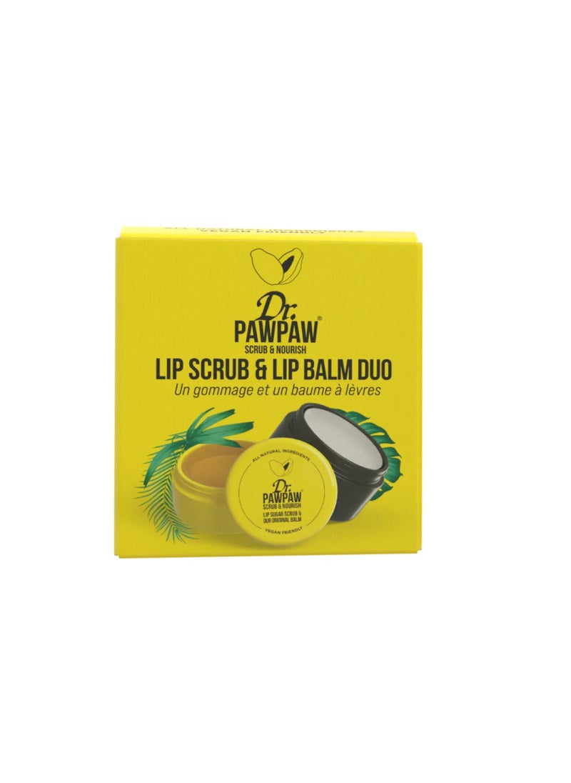 Dr.PAWPAW Lip Scrub & Lip Balm Duo 16G 