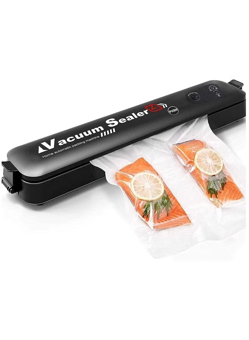 ال سي جهاز تفريغ الهواء الأوتوماتيكي بلمسة واحدة مع أكياس تفريغ – أسود - Image 1