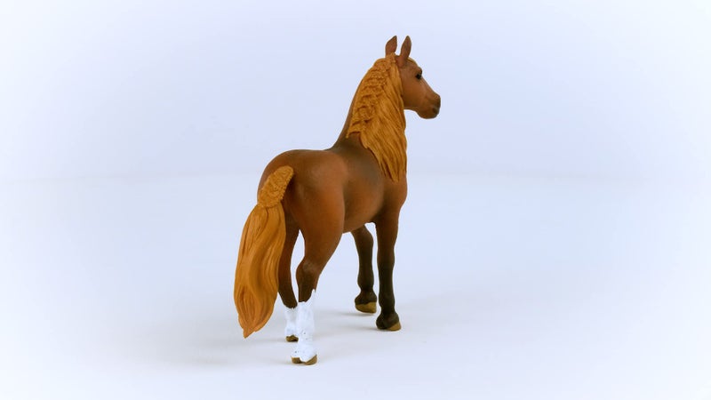 Schleich Horse Club 2023 Authentic Majestic Peruvian Pasos Mare Horse Figurine Realistic Detailed Riding Horse Mare Toy for Boys and Girls Imagination and Play Highly Durable Gift for Kids Ages 5 - Image 5