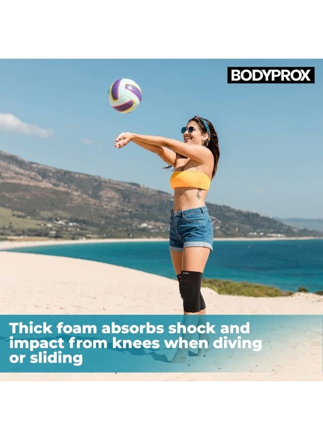 Bodyprox Protective Knee Pads, Thick Sponge, Collision Avoidance Knee Sleeve (Large) - Image 5