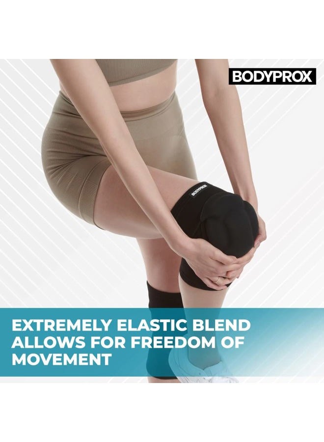 Bodyprox Protective Knee Pads, Thick Sponge, Collision Avoidance Knee Sleeve (Large) - Image 4