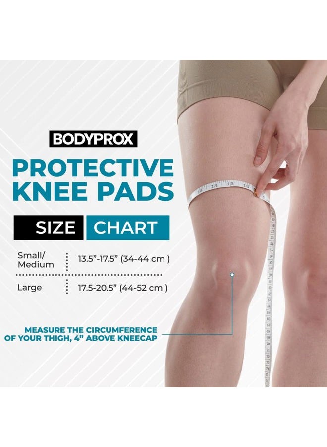 Bodyprox Protective Knee Pads, Thick Sponge, Collision Avoidance Knee Sleeve (Large) - Image 2
