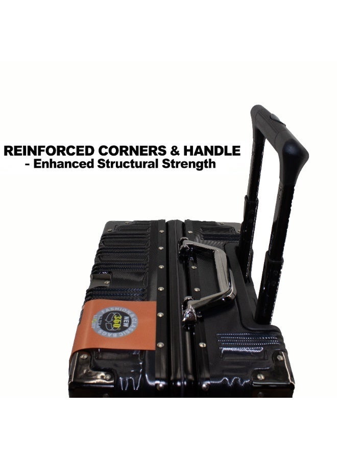 الازدهار أمتعة بروسبيرتي، قشرة صلبة PC+ABS، قفل TSA، زوايا معززة، أقسام منظمة، حقائب سفر بمقاسات متعددة - Image 4