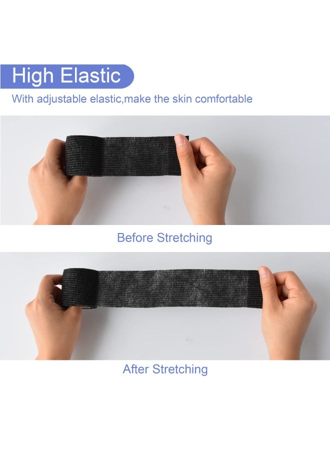 6 Pack Bandage（5cm*4.5m）, Elastic Sports, Sports Bandage, Veterinary Wrap, Suitable For Sports, Wrist, Ankle (Black) - Image 3