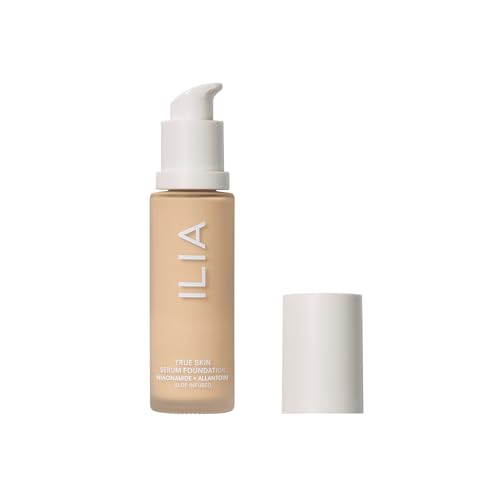 ILIA True Skin Serum Foundation Medium Coverage Natural Finish Smoothing Skincare NonComedogenic Safe for Sensitive Skin Clean CrueltyFree Vegan Cozumel SF175 1 fl oz 30 ml - Image 1