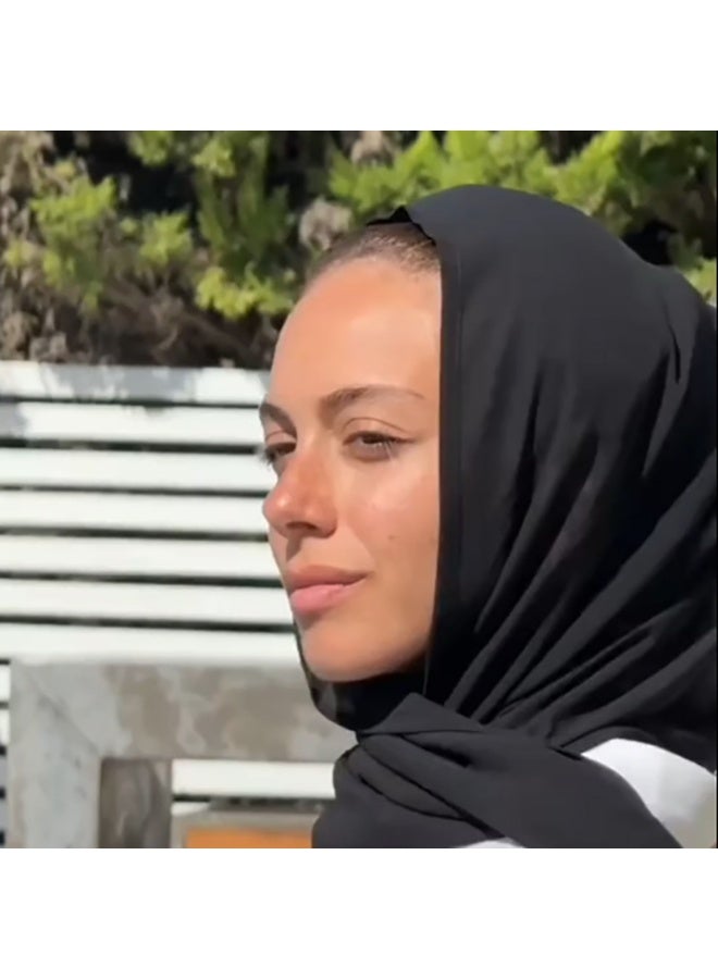 مثبت وشاح الرأس تحت القبعة للمسلمين، مادة نايون، مناسب للشعر العادي إلى الكثيف، شريط تثبيت الشعر وإكسسوارات الشعر، مثالي للنساء المسلمات، للاستخدام اليومي والمناسبات الخاصة - Image 4