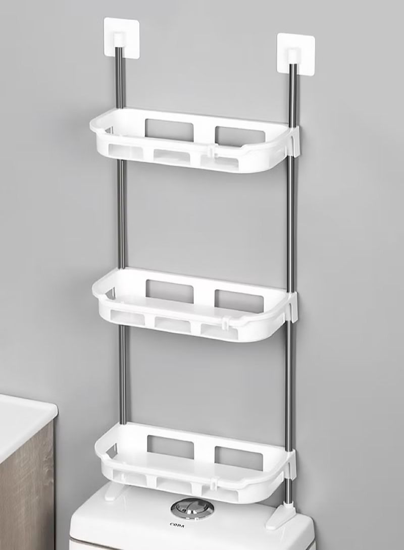 AGD Wall Mounted Three-Tier Bathroom Shelf - Image 2