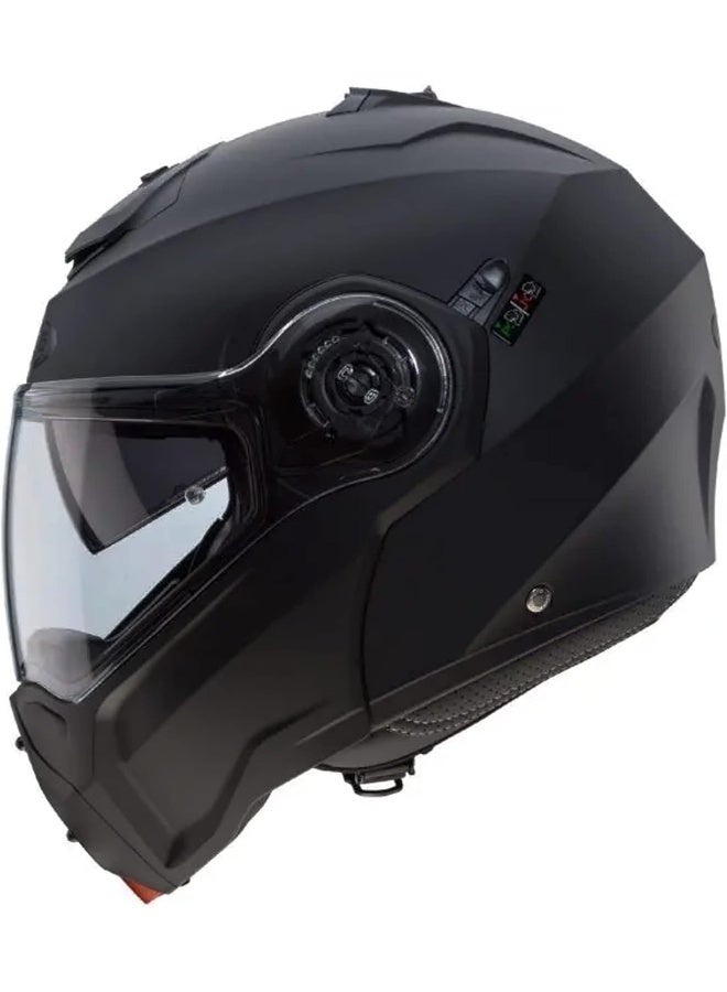 ‎CABERG Duke Evo Flip-Up Full Face Motorcycle Helmet - Matt Black - Image 3