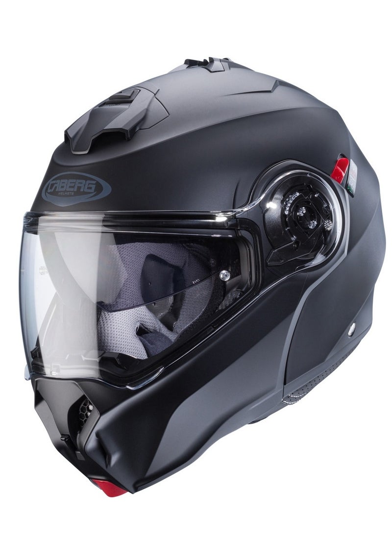 ‎CABERG - Full Face Duke Evo Motorcycle Helmet Matte Black Modular Helmet, 1 Piece - Image 1