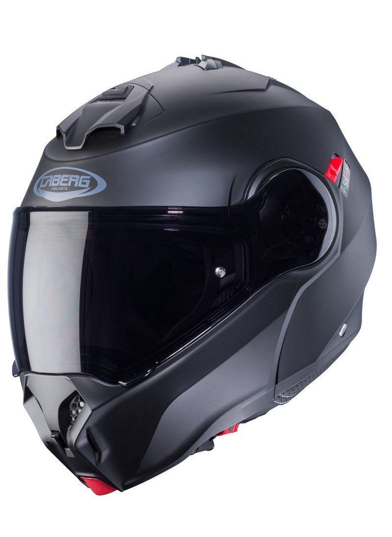 ‎CABERG - Full Face Duke Evo Motorcycle Helmet Matte Black Modular Helmet, 1 Piece - Image 1