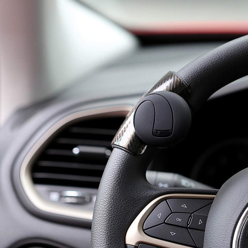 AUTO MT مقبض توجيه السيارة الأسود 3R بزاوية 360° مع دواليب دوارة موفر للطاقة سهل الاستخدام متوافق مع جميع السيارات (مقبض دواليب توجيه 3R 360°) - Image 4