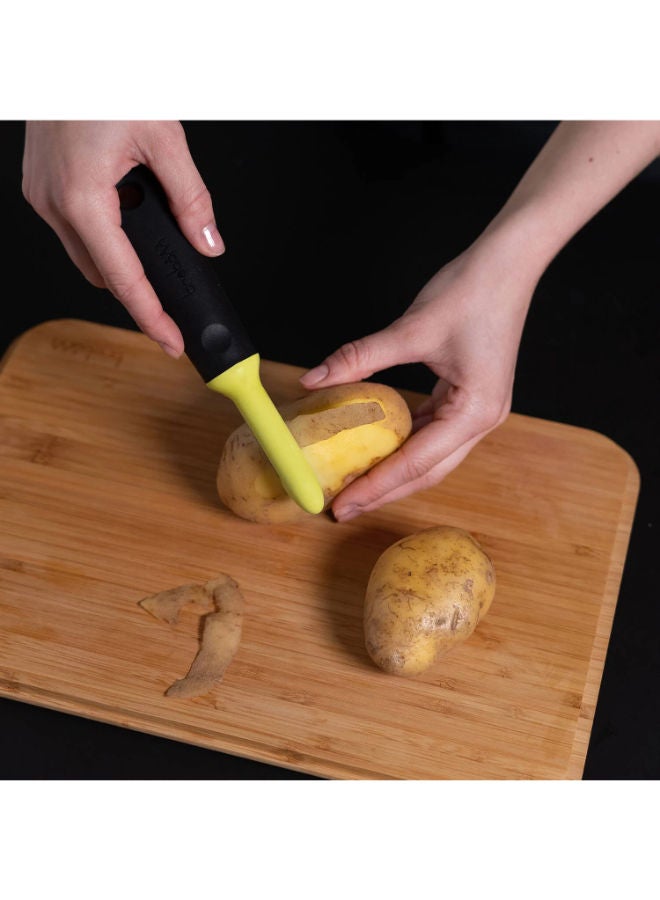 trebonn Sbuccio V – Vertical Potato Peeler With Ergonomic Handle -Multicolour - Image 2