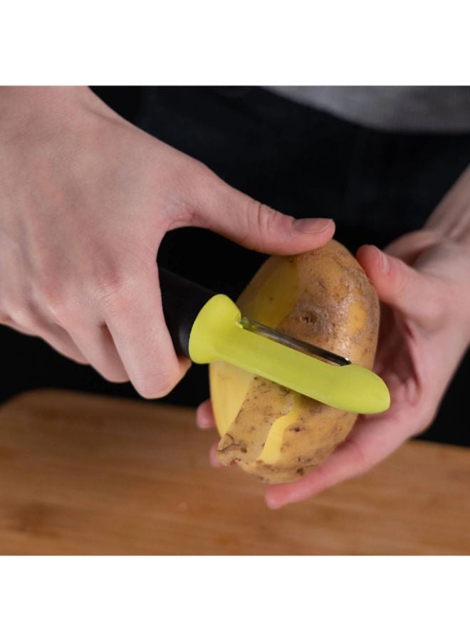 trebonn Sbuccio V – Vertical Potato Peeler With Ergonomic Handle -Multicolour - Image 3