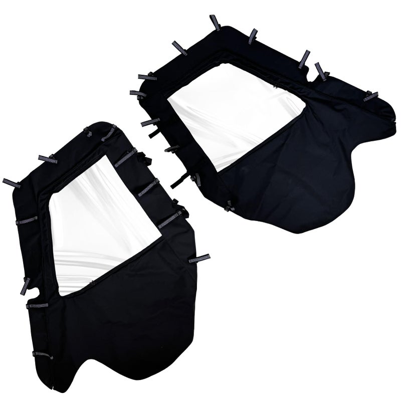 SEASAIL UTV Soft Cab Housing Side Door Heavy Duty Zipper Cab Protection with Window Opening, Soft Door for Hisun 500 700, Axis 500 700, 900D Compatible with Coleman 500 700, Massimo MSU500 - Image 1