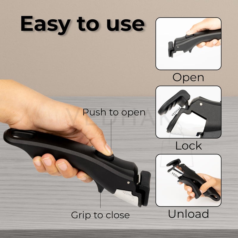 VEDHAK مقبض فيذاك متعدد الاستخدامات / مقبض قابل للإزالة لأواني المطبخ - مقلاة وقِدر قابلة للفك بدون طلاء. - Image 3