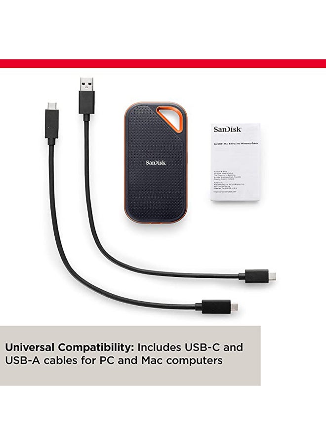 sandisk 1TB Extreme PRO Portable SSD - Read/Write Speeds up to 2000MB/s, USB 3.2 Gen 2x2 -SDSSDE81-1T00-G25 - Image 2