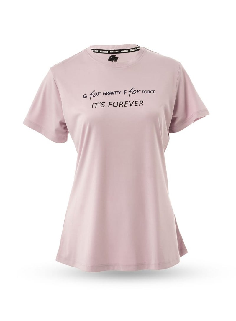 گریوِٹی فورس تيشيرت جرافيتي فورس نسائي قطن بقصة واسعة – بياقة دائرية وأكمام قصيرة، ملابس كاجوال للاستخدام اليومي، خفيف الوزن وقابل للتنفس للرياضة - Image 1