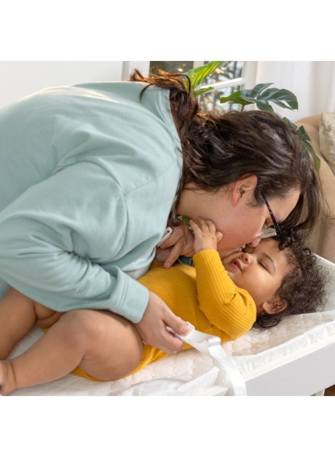 ingenuity Summer by Ingenuity - 4-Sided Changing Pad, Safety Belt & Furniture Strap, Waterproof, Ages 0–24 Months - Image 4