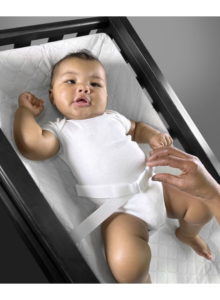 ingenuity Summer by Ingenuity - 4-Sided Changing Pad, Safety Belt & Furniture Strap, Waterproof, Ages 0–24 Months - Image 5