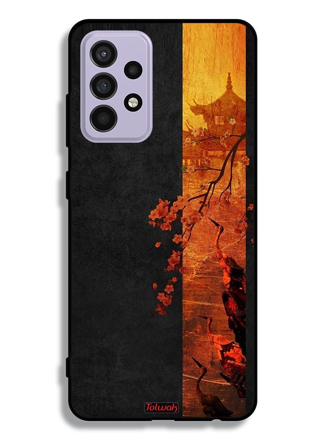 Tolwak Samsung Galaxy A52s 5G Protective Case Cover Autumn Colors Art - Image 1