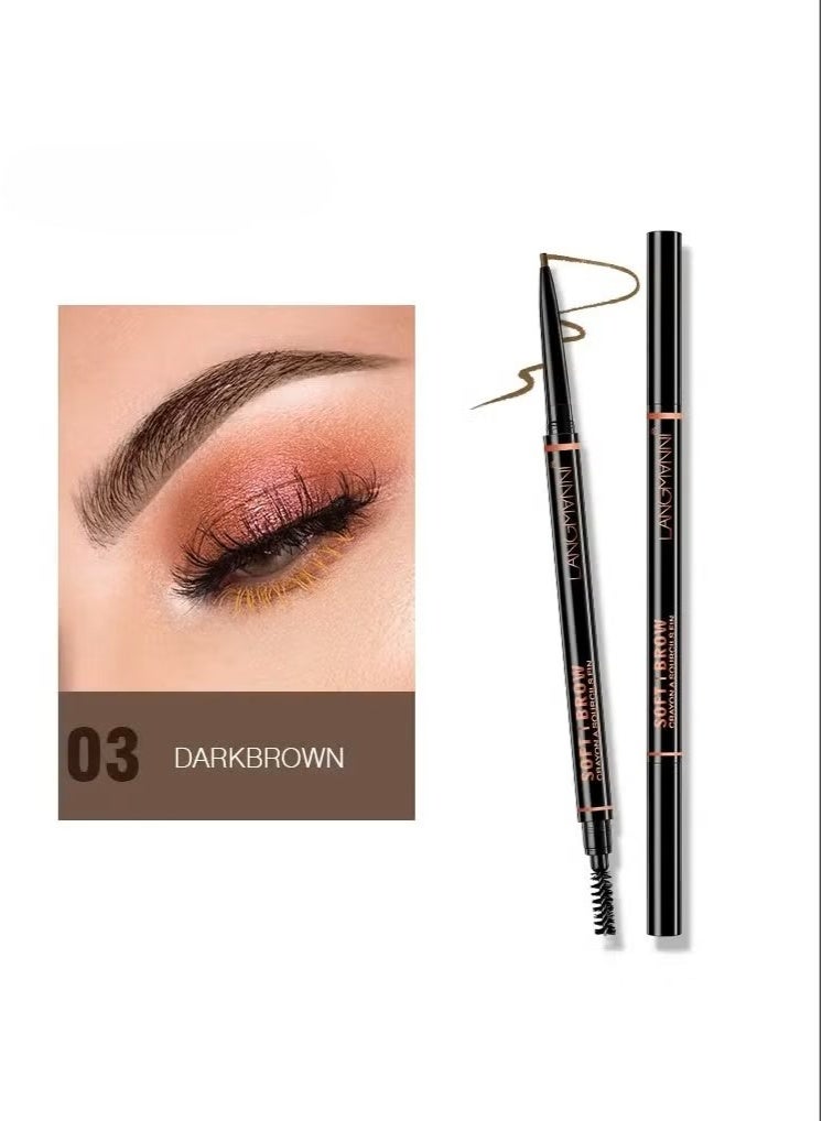 LANGMANNI Easy to use eyebrow pencil for daily use, 1.5 mm thin - Image 1