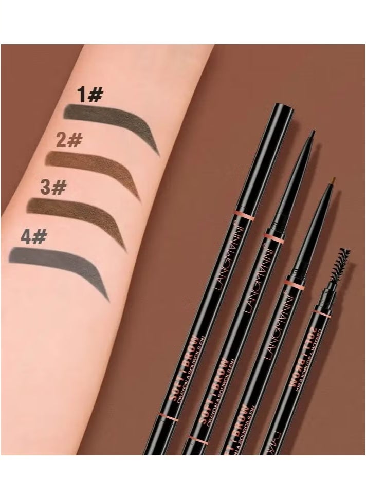 LANGMANNI Easy to use eyebrow pencil for daily use, 1.5 mm thin - Image 2