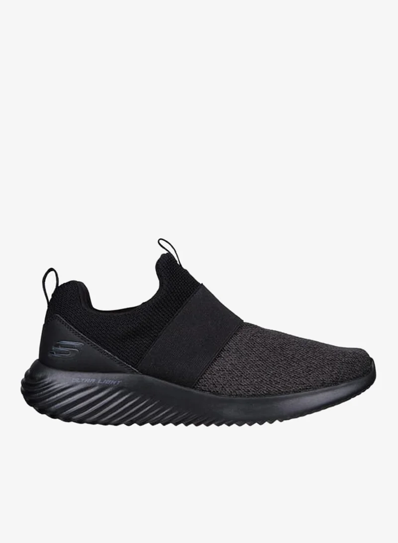 SKECHERS  Men's Monotone Slip-On Walking Shoes - BOUNDER for Men | Best Price UAE