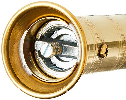 Pepper Mill Imports Atlas Pepper Mill, Brass, 7.5" - Image 3