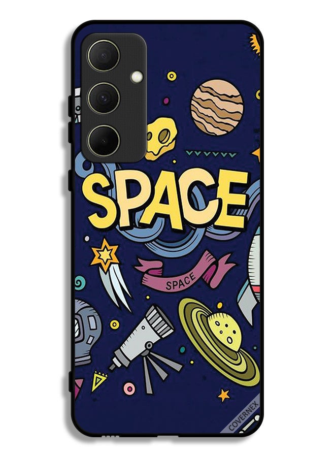 Covernex Samsung Galaxy A35 5G Protective Case Cover Space Art - Image 1
