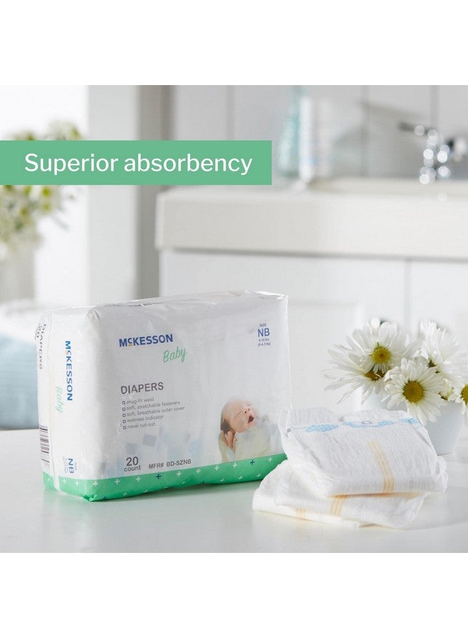 McKesson Baby Diapers for Newborns - Disposable, Breathable, Navel Cut-Out - 0 to 10 lbs, 20 Count, 1 Pack - Image 5