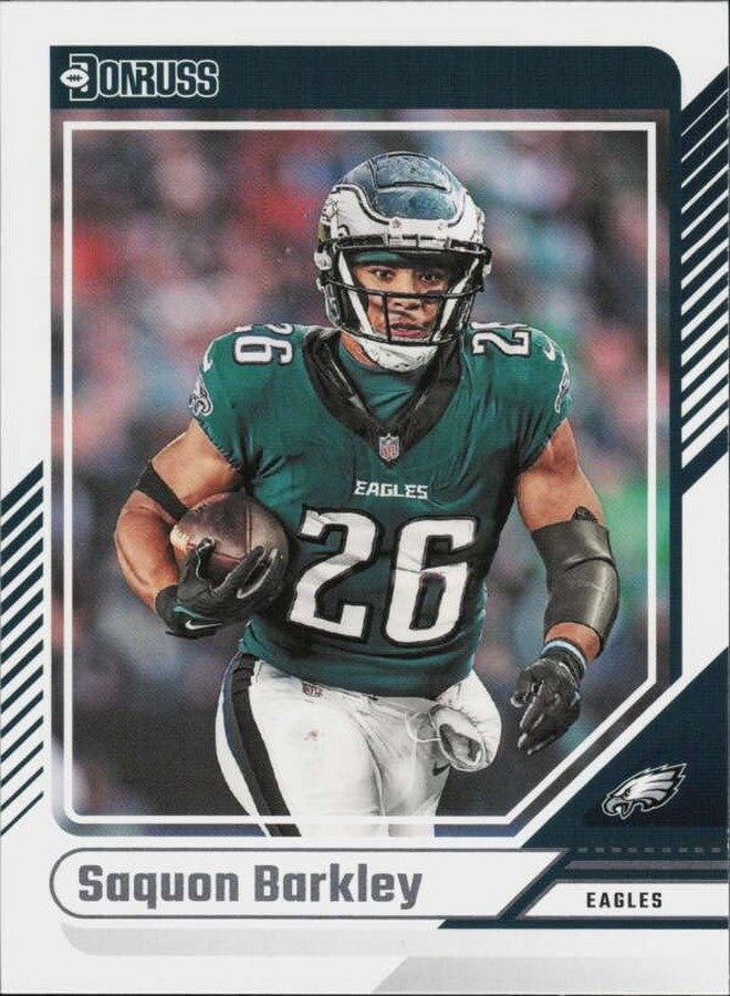 2024 DONRUSS #32 SAQUON BARKLEY NMMT EAGLES - Image 1