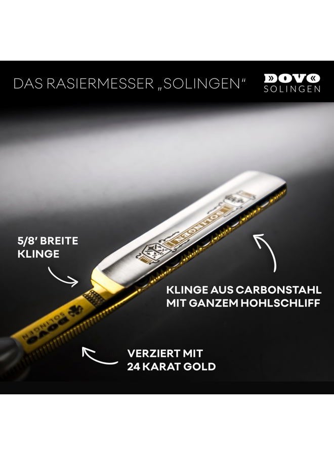 DOVO شفرة حلاقة مستقيمة مغلقة 6 1/4" - Image 2