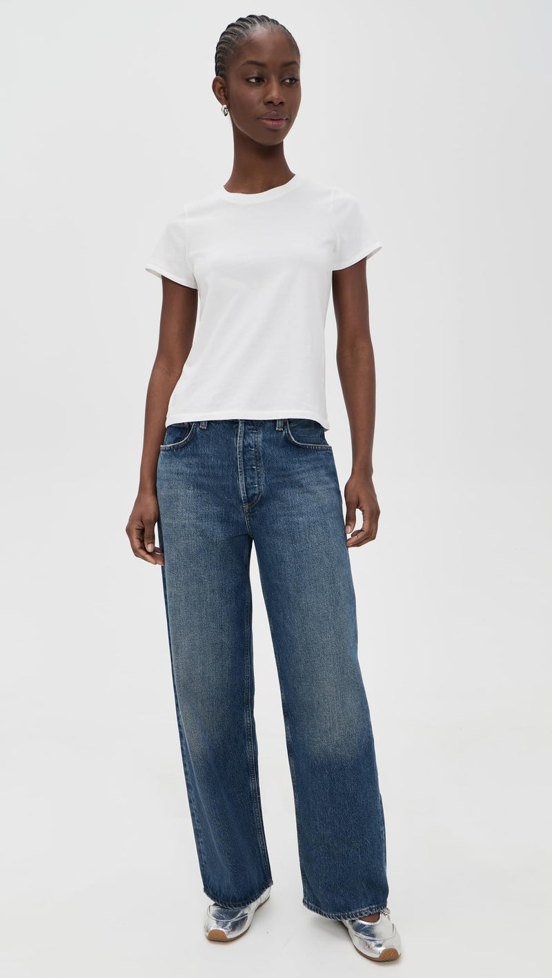 Made Well Madewell Women's Northside Vintage Tee, White Wash, L - Image 5