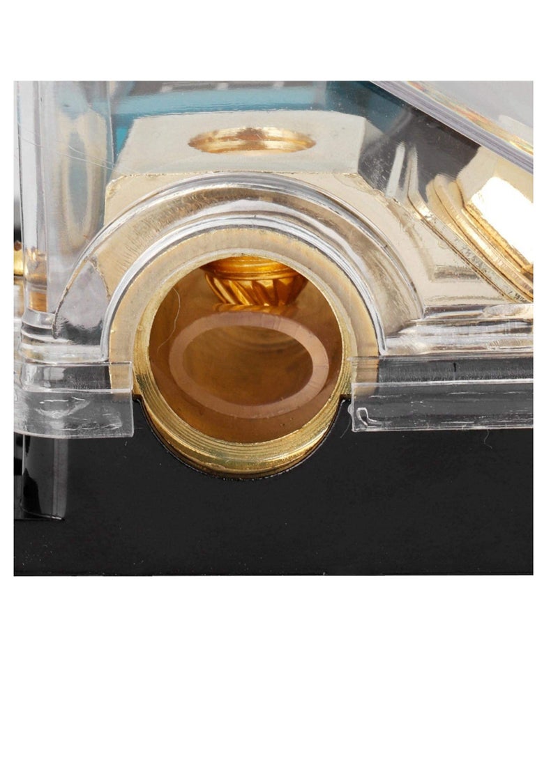 Car Audio Fuse Holder, Digital Display Power Fuses Inline ANL Include Distribution Block 1 Way in Out (250A) - Image 4